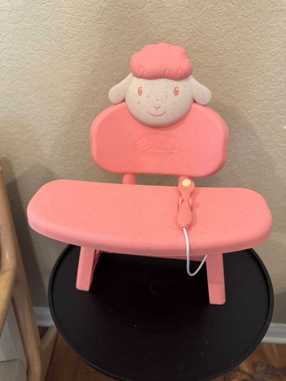 Baby born lamb doll high chair